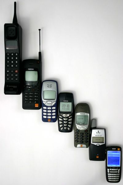 Evolution of mobile phones